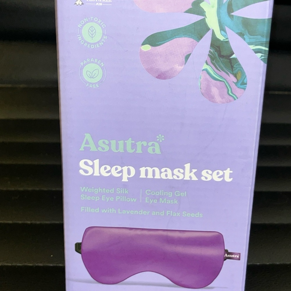 Asutra Purple Sleep Mask Set